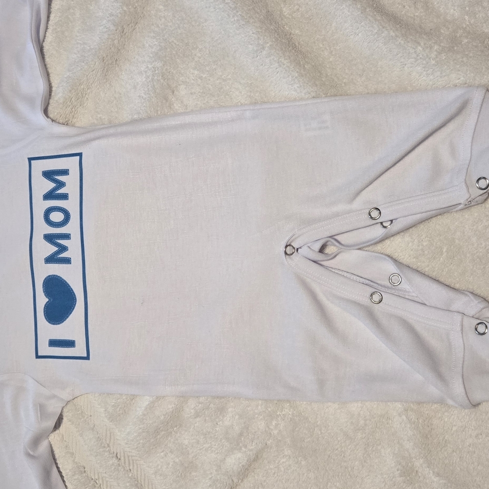 White and Blue Jumpsuit with Soft Cotton Blend